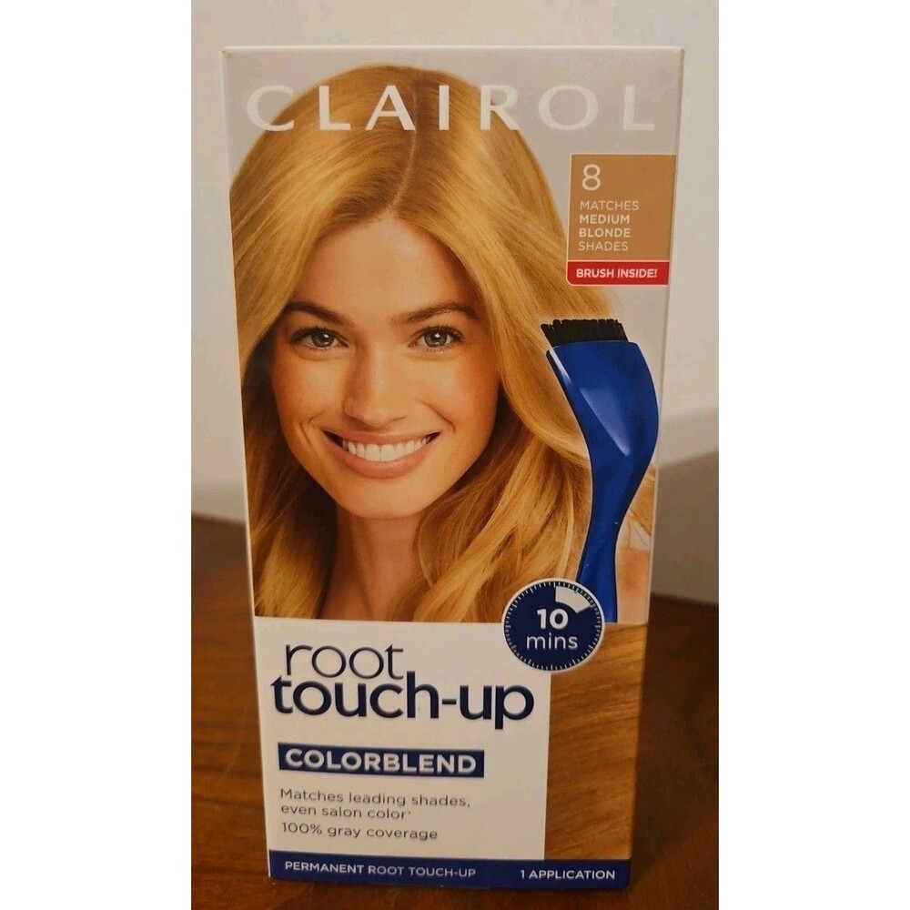 Clairol Root Touch-Up Colorblend Permanent Hair Color Crème 8 Medium Blonde